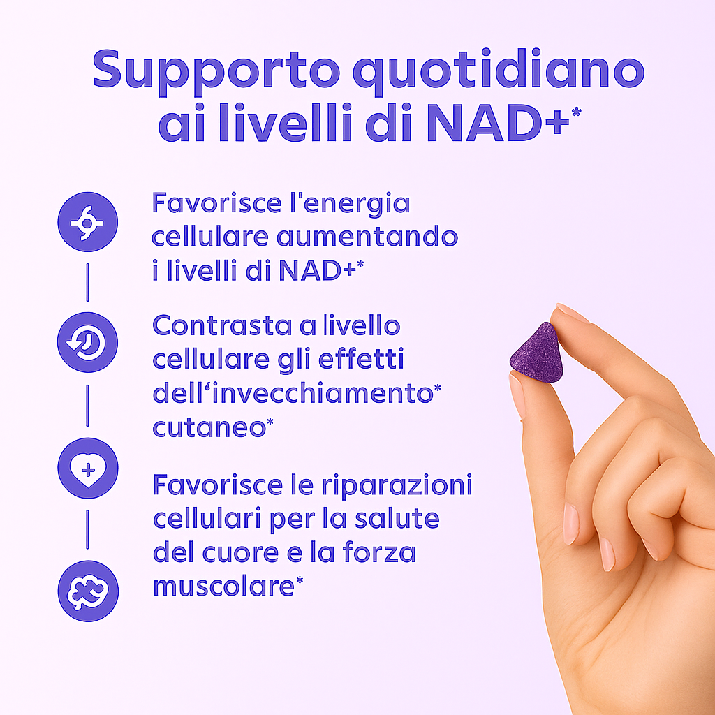 Caramelle Gommose Avanzate al NAD+ Liposomiale