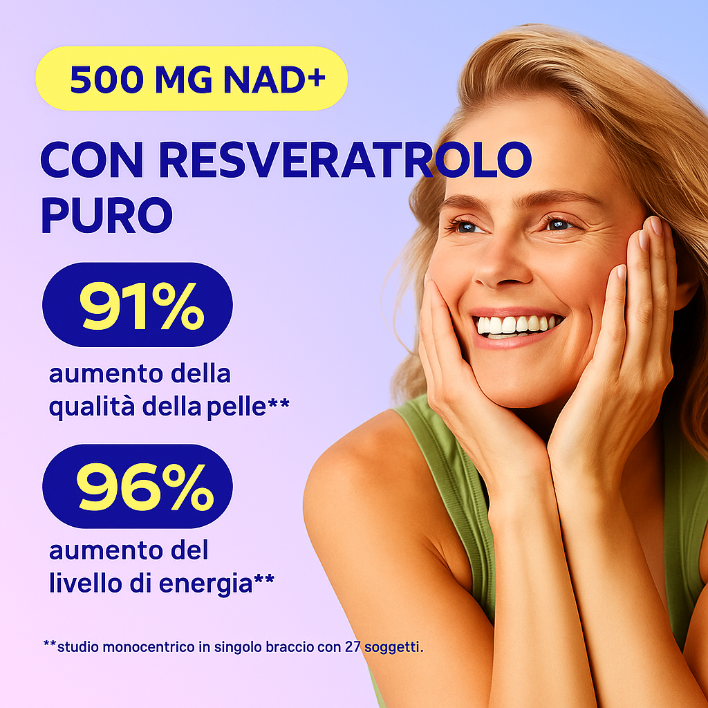 Caramelle Gommose Avanzate al NAD+ Liposomiale