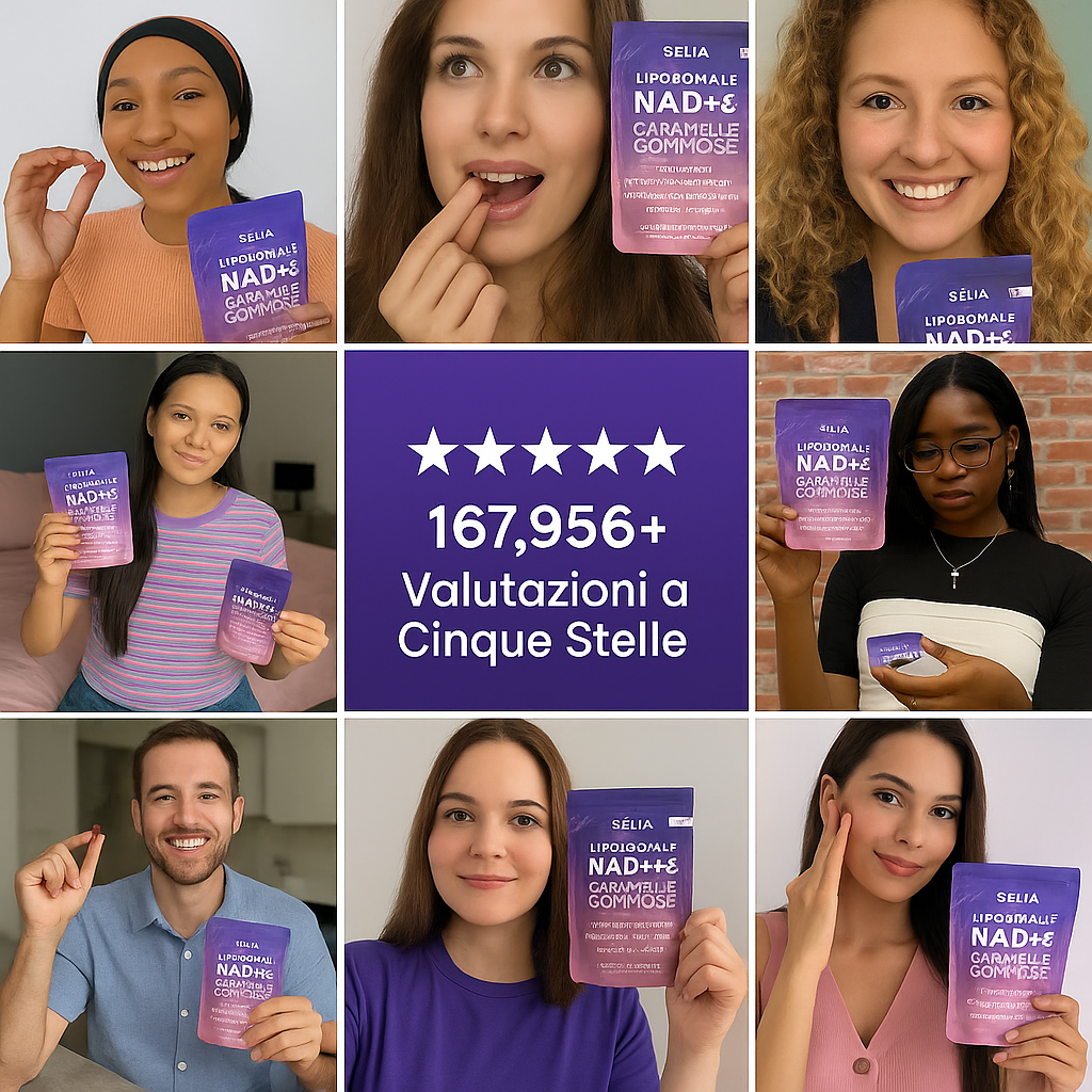 Caramelle Gommose Avanzate al NAD+ Liposomiale